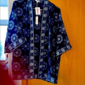 Kimono print- super cute with jeans, never worn